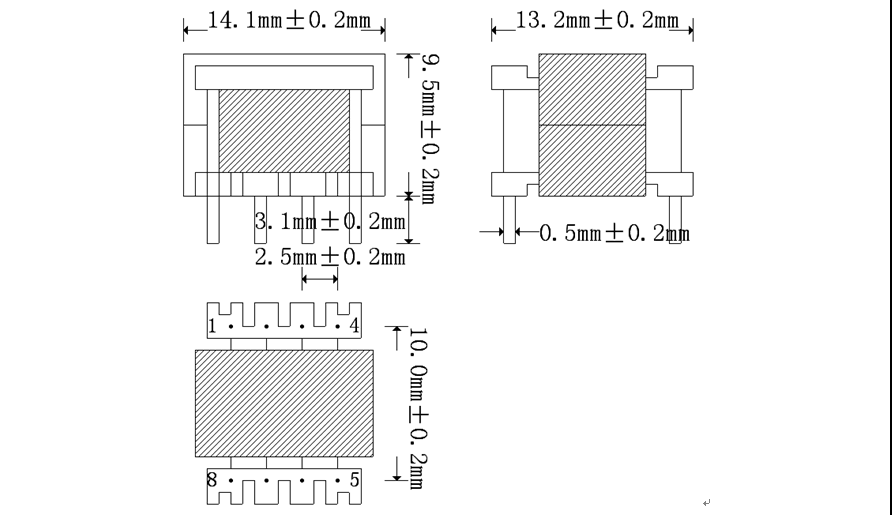 EE14尺寸圖