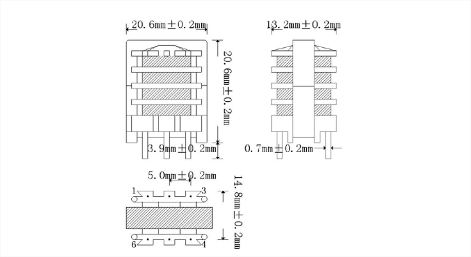 EF20共模電感